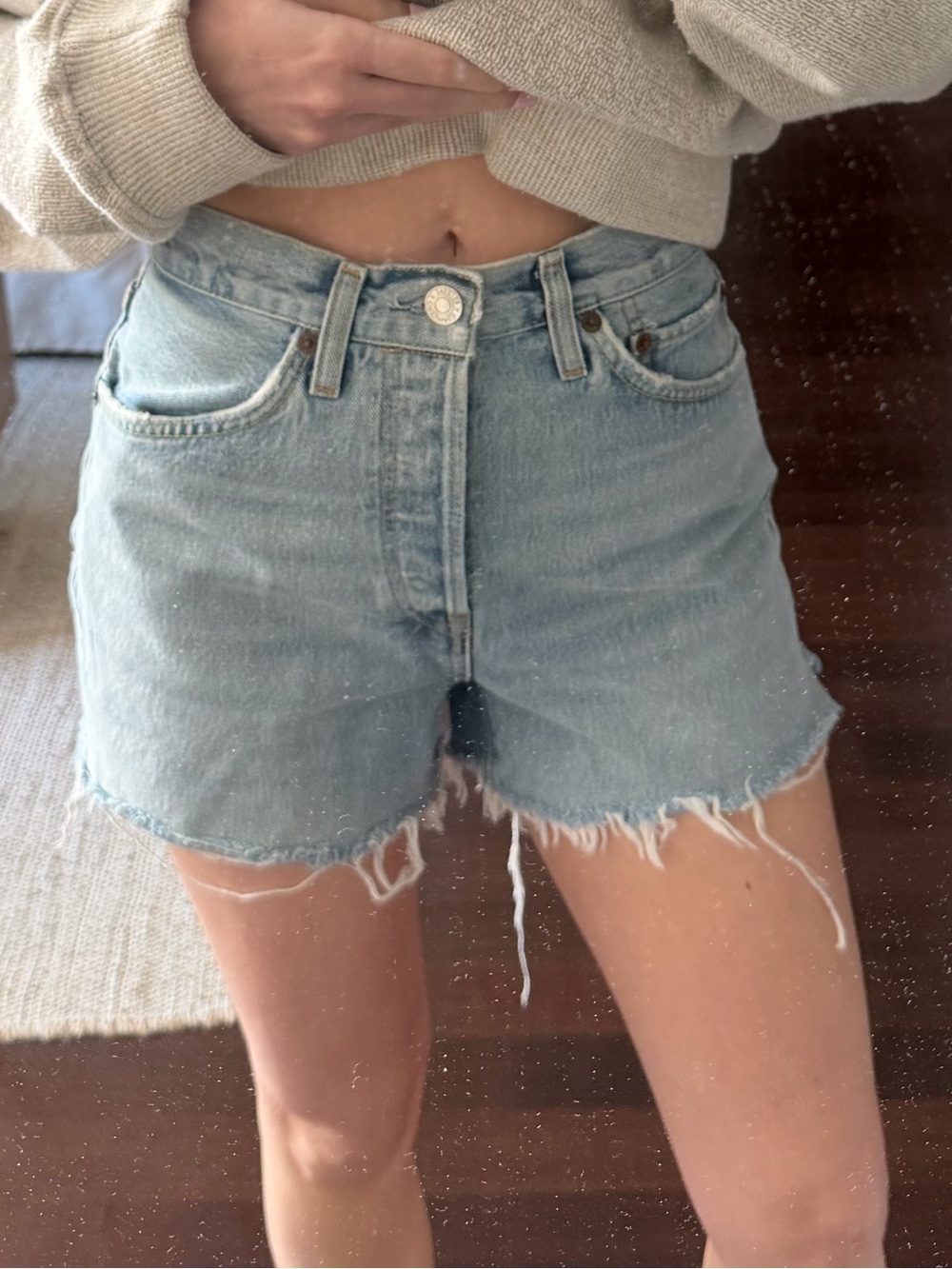 Redone 50s cutoff shorts size 25